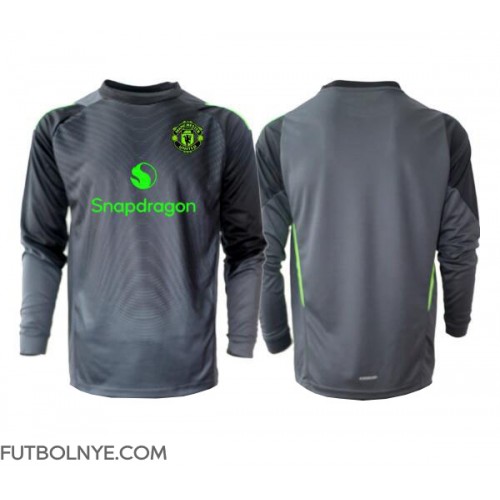 Camiseta Manchester United Portero Visitante Equipación 2025-26 manga larga